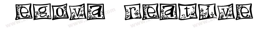 Begova Creative Fabr字体转换
